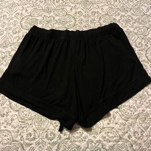 Goosebumps Shop black small pajama shorts